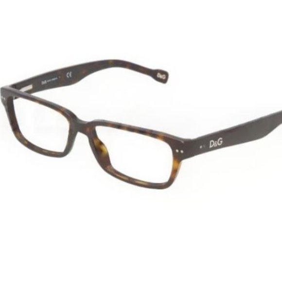 Dolce & Gabbana Havana Tortoise Shell Eyeglass Frames 51-15-140 - Picture 1 of 8